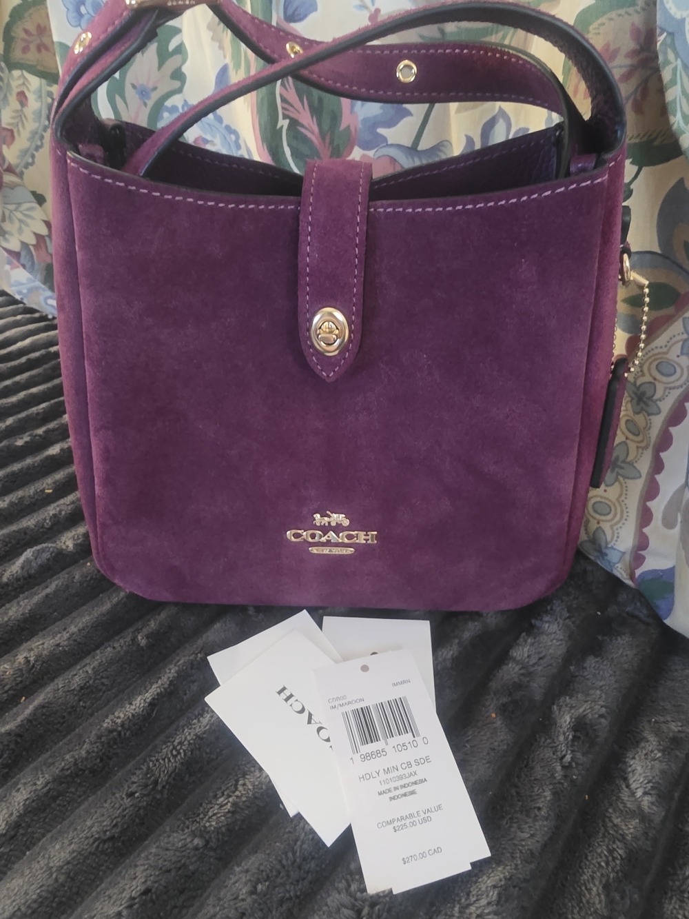 Nwt Suede Coach